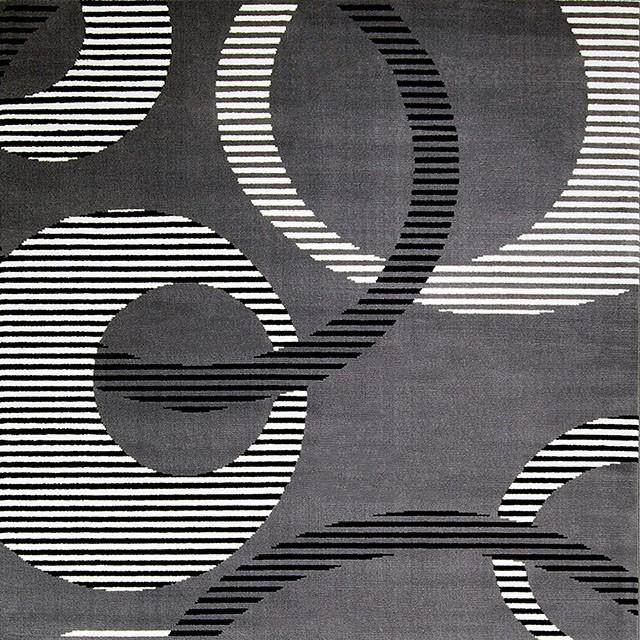 Blitar Brown Black, Brown Cream, & Gray 5' X 7' Area Rug - Casa Morelos / Coahuila Furniture (Oklahoma City, OK)