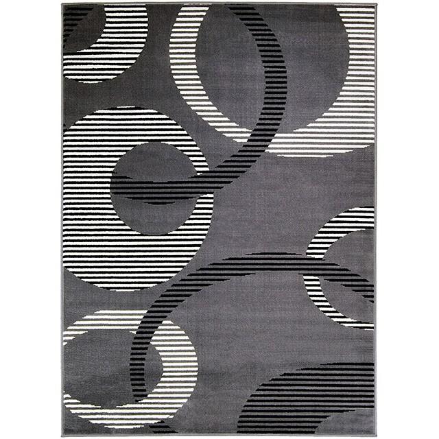 Blitar Brown Black, Brown Cream, & Gray 5' X 7' Area Rug - Casa Morelos / Coahuila Furniture (Oklahoma City, OK)