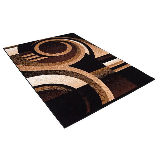 Blitar Brown Black, Brown Cream, & Gray 5' X 7' Area Rug - Casa Morelos / Coahuila Furniture (Oklahoma City, OK)