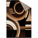 Blitar Brown Black, Brown Cream, & Gray 5' X 7' Area Rug - Casa Morelos / Coahuila Furniture (Oklahoma City, OK)