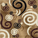 Blitar Brown Black, Brown Cream, & Gray 5' X 7' Area Rug - Casa Morelos / Coahuila Furniture (Oklahoma City, OK)