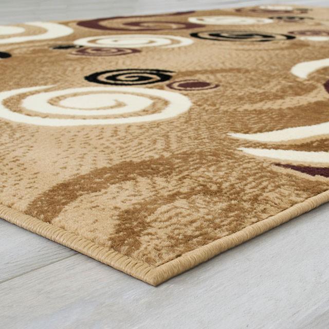 Blitar Brown Black, Brown Cream, & Gray 5' X 7' Area Rug - Casa Morelos / Coahuila Furniture (Oklahoma City, OK)
