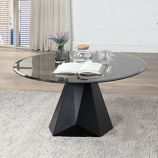 BISHOP Coffee Table, Black/Gray - Casa Morelos / Coahuila Furniture (Oklahoma City, OK)