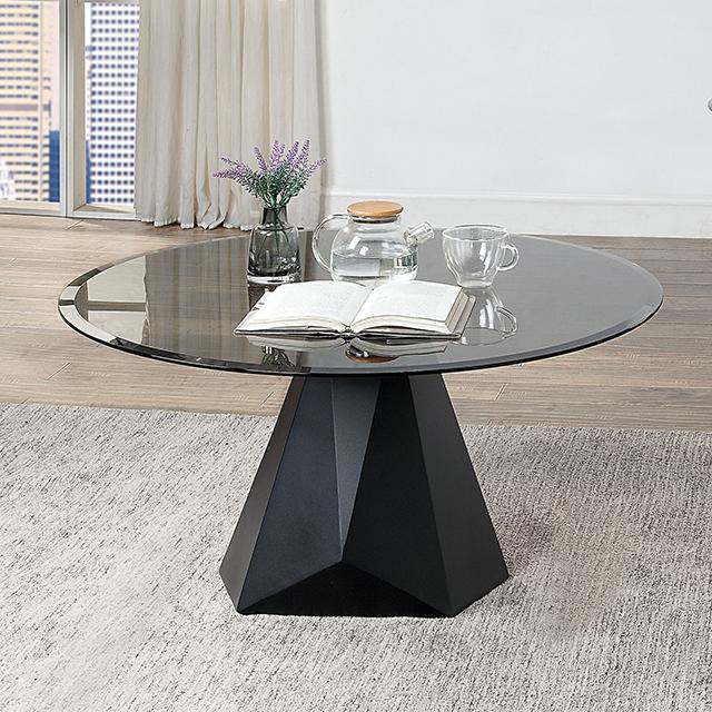 BISHOP Coffee Table, Black/Gray - Casa Morelos / Coahuila Furniture (Oklahoma City, OK)
