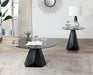 BISHOP End Table, Black/Gray - Casa Morelos / Coahuila Furniture (Oklahoma City, OK)