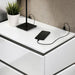 BIRSFELDEN Night Stand w/ USB, White - Casa Morelos / Coahuila Furniture (Oklahoma City, OK)