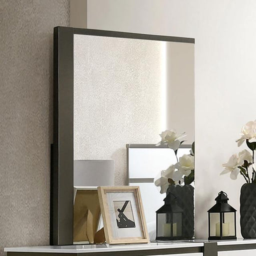 BIRSFELDEN Mirror, White - Casa Morelos / Coahuila Furniture (Oklahoma City, OK)