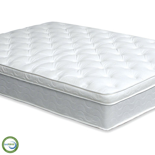 Bird Of Paradise White 11" Euro Pillow Top Mattress, Cal.King, E.King, Full, Queen - Casa Morelos / Coahuila Furniture (Oklahoma City, OK)