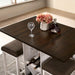 BINGHAM Counter Ht. Table w/ 2 x 15" Leaves - Casa Morelos / Coahuila Furniture (Oklahoma City, OK)