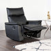 Bienne Recliner Chair White & Black - Casa Morelos / Coahuila Furniture (Oklahoma City, OK)