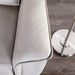 Bienne Loveseat Manual Recliner White & Black - Casa Morelos / Coahuila Furniture (Oklahoma City, OK)