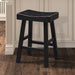 Biasca 24" Stool (2/CTN) White, Brown, & Black - Casa Morelos / Coahuila Furniture (Oklahoma City, OK)