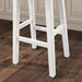 Biasca 24" Stool (2/CTN) White, Brown, & Black - Casa Morelos / Coahuila Furniture (Oklahoma City, OK)