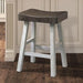 Biasca 24" Stool (2/CTN) White, Brown, & Black - Casa Morelos / Coahuila Furniture (Oklahoma City, OK)