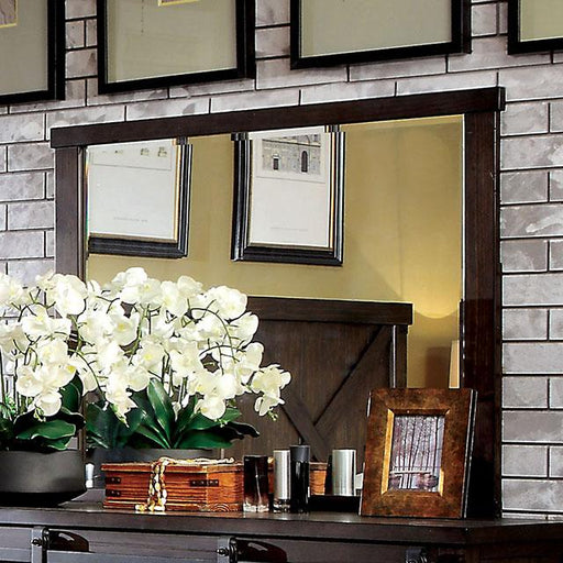 Bianca Dark Walnut Mirror - Casa Morelos / Coahuila Furniture (Oklahoma City, OK)