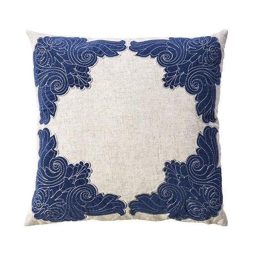 Beth Natural/Indigo 20" X 20" Pillow, Natural & Indigo (2/CTN) - Casa Morelos / Coahuila Furniture (Oklahoma City, OK)