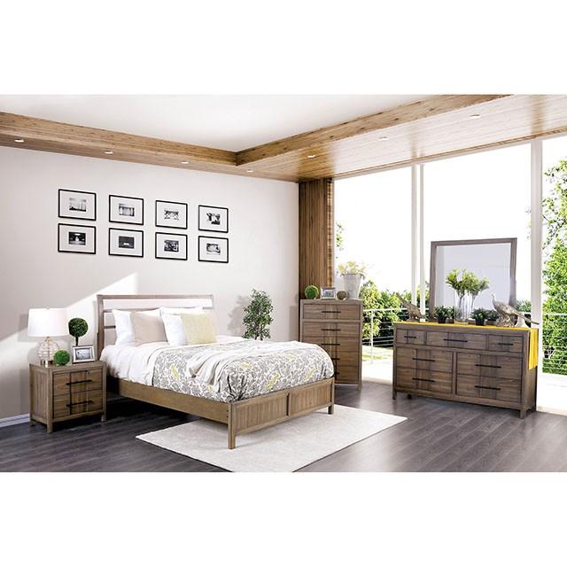 Berenice Mirror Espresso, Beige, & Brown - Casa Morelos / Coahuila Furniture (Oklahoma City, OK)