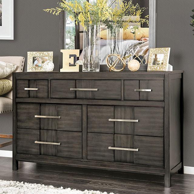 Berenice Dresser White, Gray, & Espresso - Casa Morelos / Coahuila Furniture (Oklahoma City, OK)
