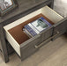 Berenice Espresso Night Stand White, Gray, & Espresso - Casa Morelos / Coahuila Furniture (Oklahoma City, OK)
