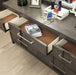 Berenice Espresso Night Stand White, Gray, & Espresso - Casa Morelos / Coahuila Furniture (Oklahoma City, OK)
