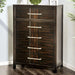 Berenice Chest Gray, White, & Espresso - Casa Morelos / Coahuila Furniture (Oklahoma City, OK)