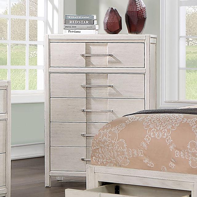 Berenice Chest Gray, White, & Espresso - Casa Morelos / Coahuila Furniture (Oklahoma City, OK)
