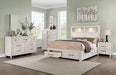Berenice Mirror Espresso, Beige, & Brown - Casa Morelos / Coahuila Furniture (Oklahoma City, OK)