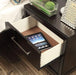 Berenice Espresso Night Stand White, Gray, & Espresso - Casa Morelos / Coahuila Furniture (Oklahoma City, OK)