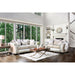 Benigno Love Seat Silver & Gray - Casa Morelos / Coahuila Furniture (Oklahoma City, OK)