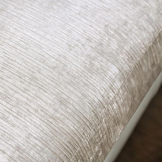 Benigno Love Seat Silver & Gray - Casa Morelos / Coahuila Furniture (Oklahoma City, OK)