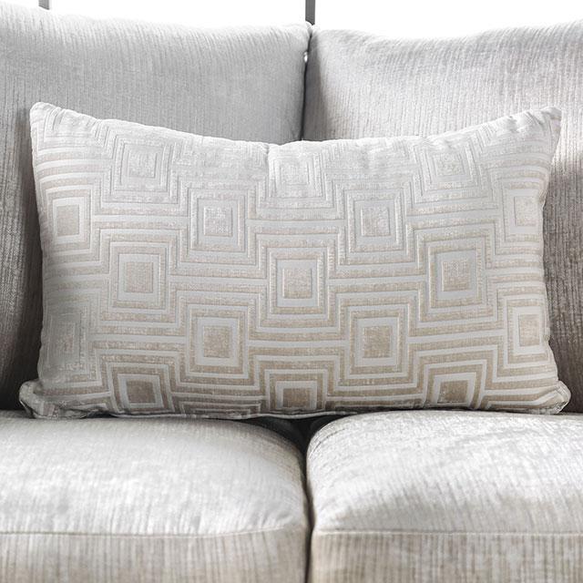 Benigno Love Seat Silver & Gray - Casa Morelos / Coahuila Furniture (Oklahoma City, OK)