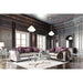 Benigno Love Seat Silver & Gray - Casa Morelos / Coahuila Furniture (Oklahoma City, OK)