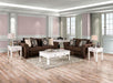 BELSIZE Sofa, Chocolate/Tan - Casa Morelos / Coahuila Furniture (Oklahoma City, OK)