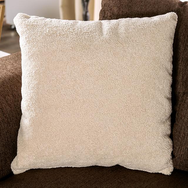 BELSIZE Loveseat Grey, Beige, & Choclate - Casa Morelos / Coahuila Furniture (Oklahoma City, OK)