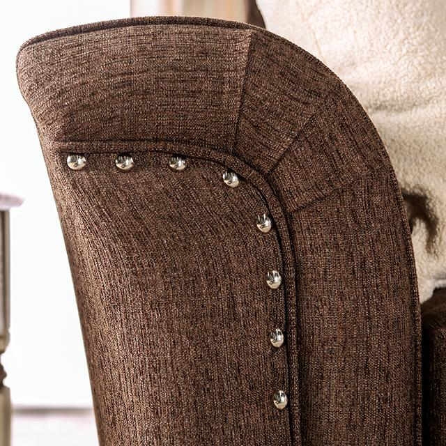 BELSIZE Sofa, Chocolate/Tan - Casa Morelos / Coahuila Furniture (Oklahoma City, OK)