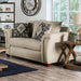 BELSIZE Loveseat Grey, Beige, & Choclate - Casa Morelos / Coahuila Furniture (Oklahoma City, OK)