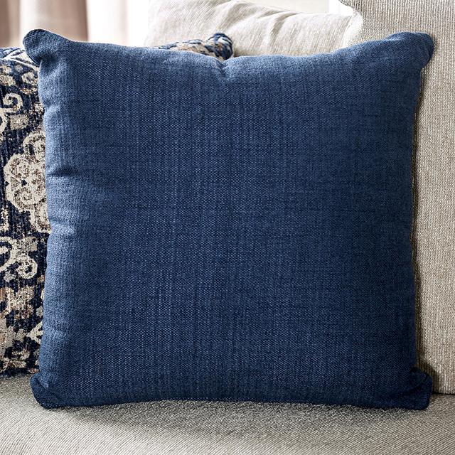 BELSIZE Sofa, Beige/Navy - Casa Morelos / Coahuila Furniture (Oklahoma City, OK)