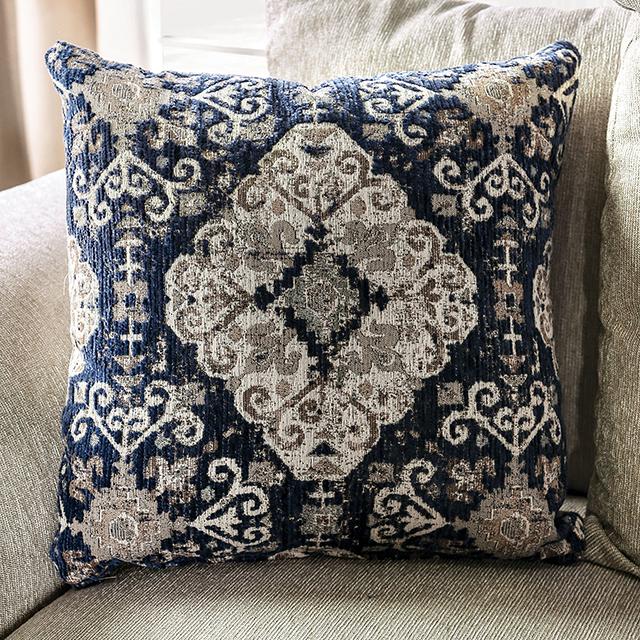 BELSIZE Sofa, Beige/Navy - Casa Morelos / Coahuila Furniture (Oklahoma City, OK)