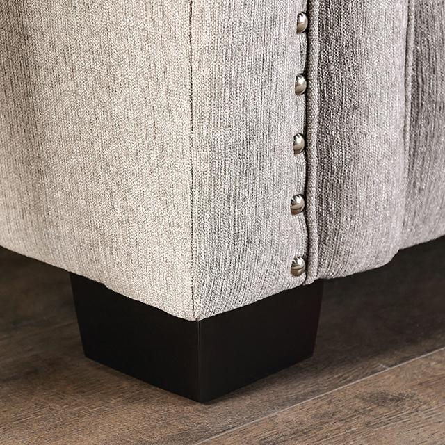 BELSIZE Loveseat Grey, Beige, & Choclate - Casa Morelos / Coahuila Furniture (Oklahoma City, OK)