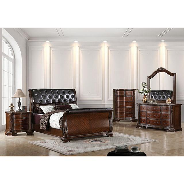 Bellefonte Brown Cherry Mirror - Casa Morelos / Coahuila Furniture (Oklahoma City, OK)