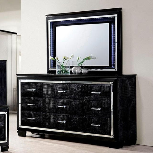BELLANOVA Black Dresser - Casa Morelos / Coahuila Furniture (Oklahoma City, OK)