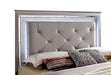 Bellagrand Bed Oak, Silver & Black - Casa Morelos / Coahuila Furniture (Oklahoma City, OK)