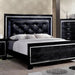 Bellagrand Bed Oak, Silver & Black - Casa Morelos / Coahuila Furniture (Oklahoma City, OK)