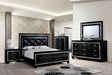 Bellagrand Bed Oak, Silver & Black - Casa Morelos / Coahuila Furniture (Oklahoma City, OK)