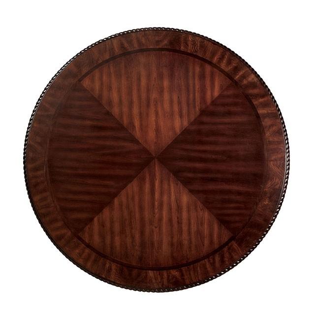Bellagio Brown Cherry Round Dining Table - Casa Morelos / Coahuila Furniture (Oklahoma City, OK)