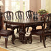 Bellagio Brown Cherry Dining Table w/ 2 Leaves - Casa Morelos / Coahuila Furniture (Oklahoma City, OK)