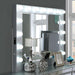 BELLADONNA Mirror w/ USB, Power, Light, Silver - Casa Morelos / Coahuila Furniture (Oklahoma City, OK)