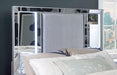 BELLADONNA Cal.King, E.King & Queen Bed, Silver - Casa Morelos / Coahuila Furniture (Oklahoma City, OK)