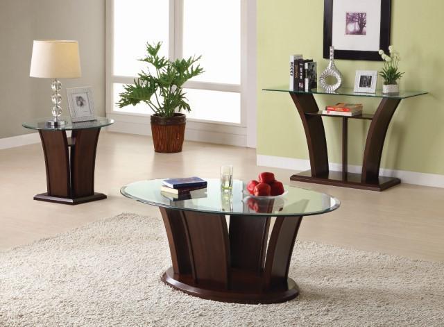 MANHATTAN IV Dark Cherry End Table, Brown Cherry - Casa Morelos / Coahuila Furniture (Oklahoma City, OK)