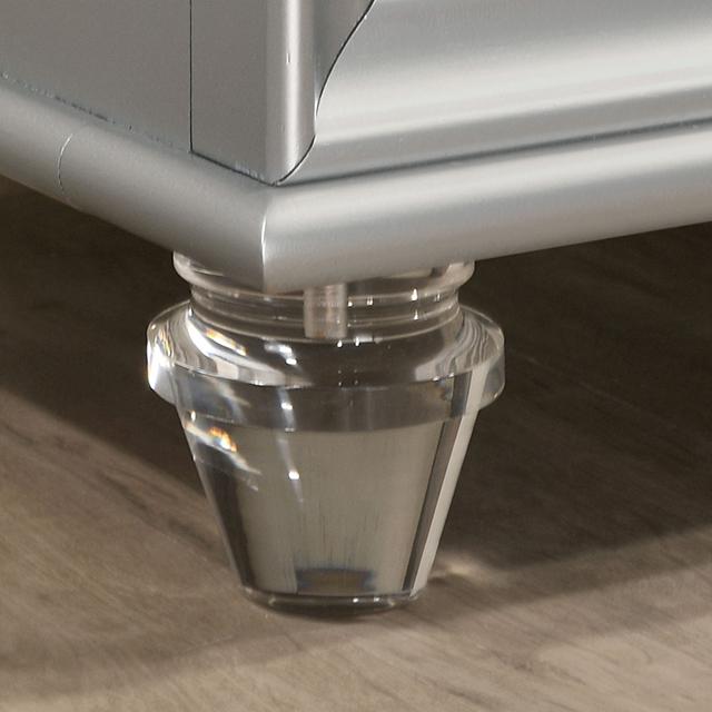MADDIE Night Stand, Silver - Casa Morelos / Coahuila Furniture (Oklahoma City, OK)